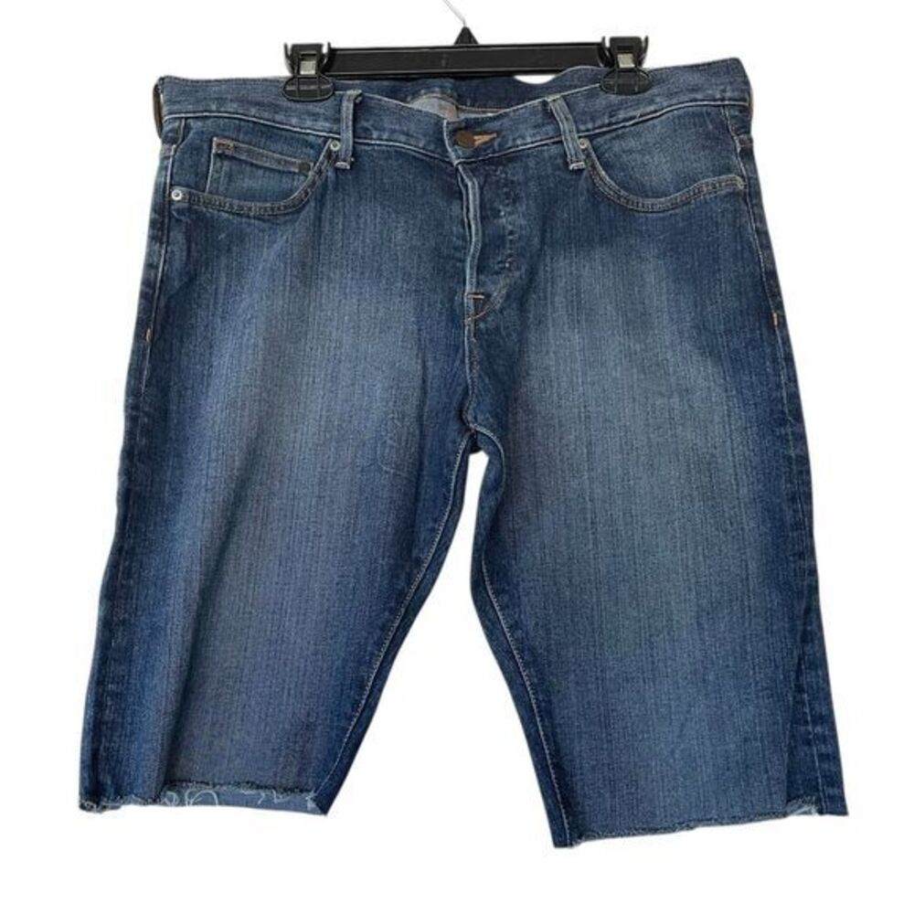 H&M &Denim Men’s Sz 36 DIY Cut Off Shorts Jorts Raw Hem Frayed Distressed Skater
